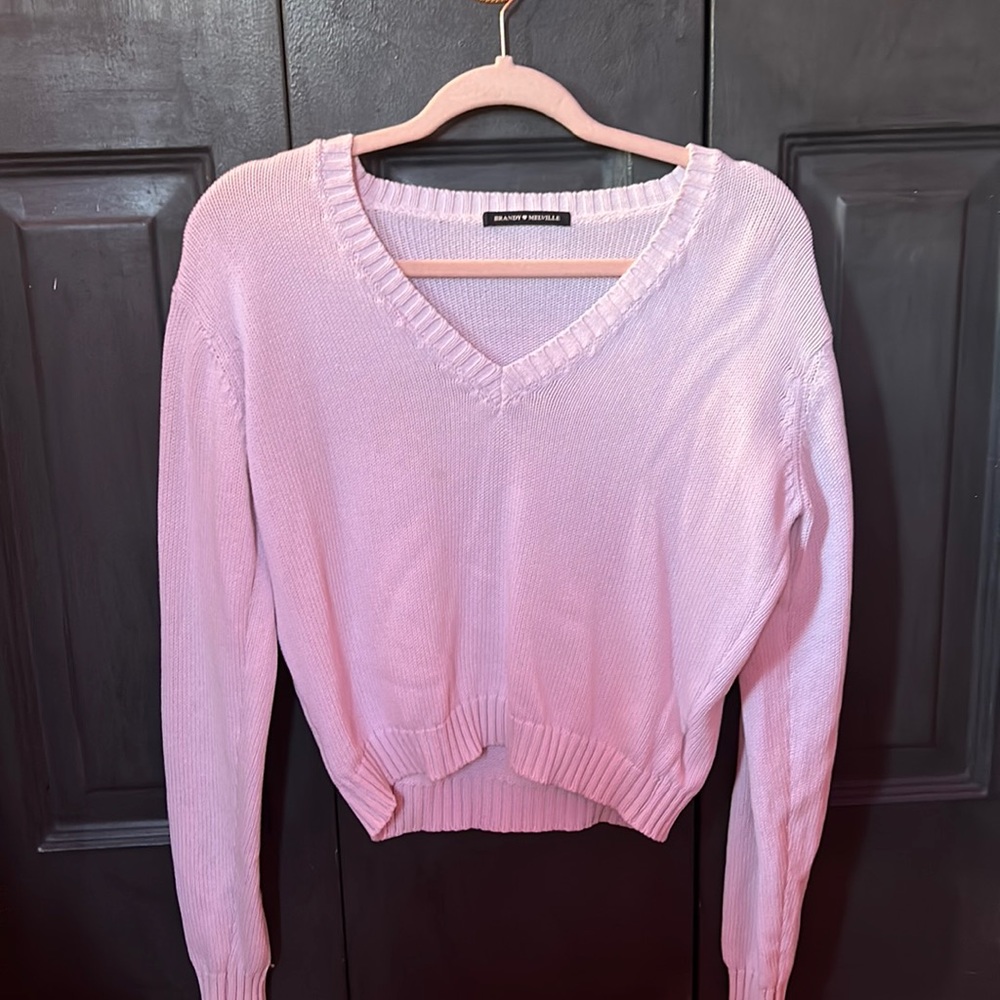 Brandy melville pink sweater